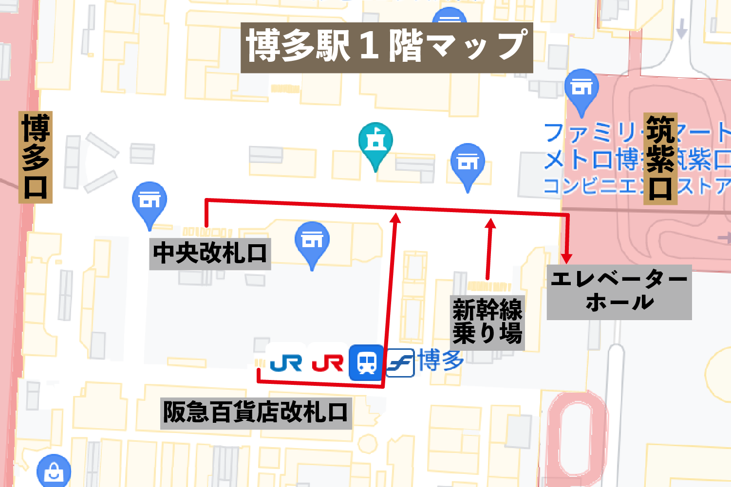 博多駅4階駐車場｜行き方や入口、料金(割引・提携)を徹底解説 詳細情報1