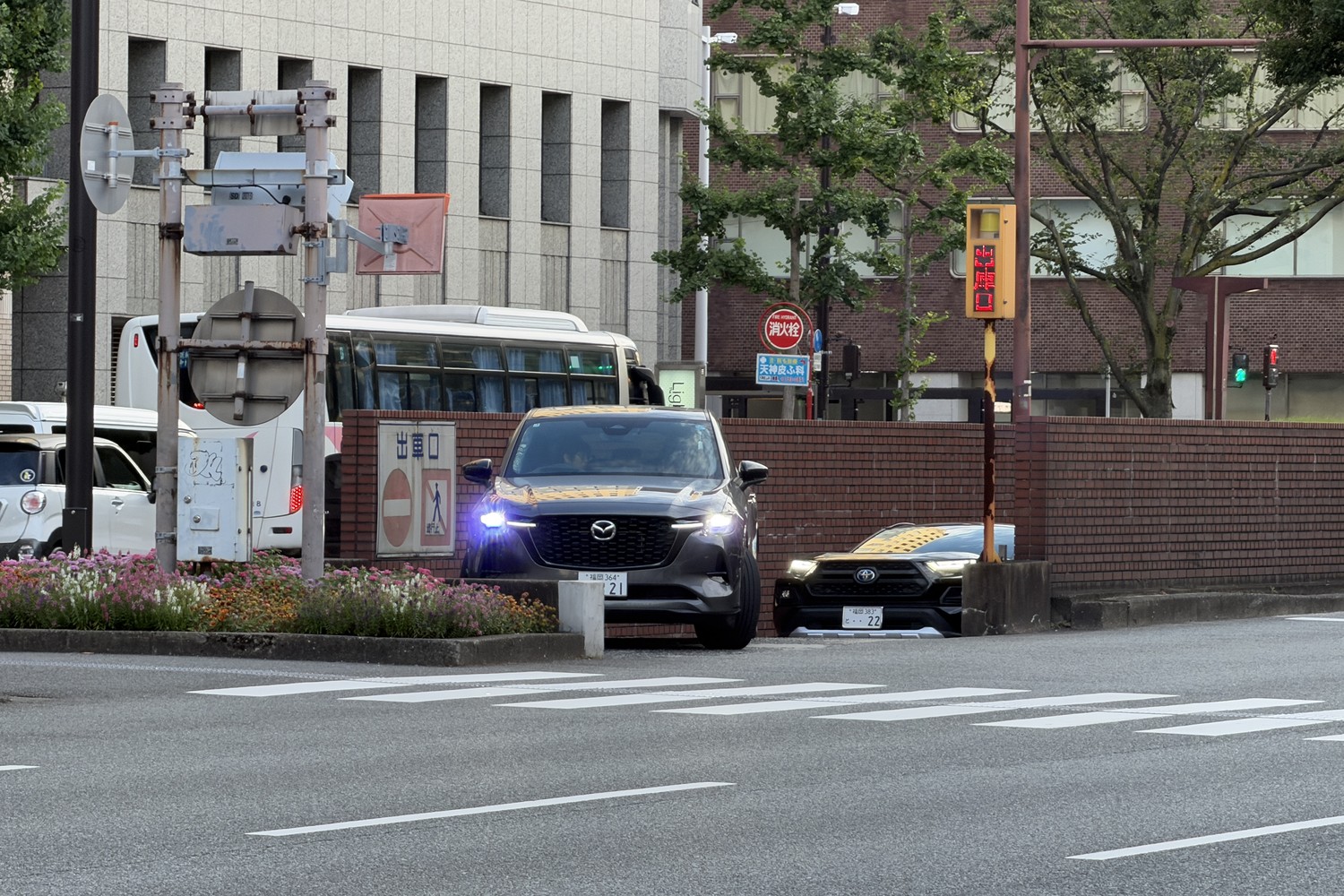 天神地下街北駐車場の出口
