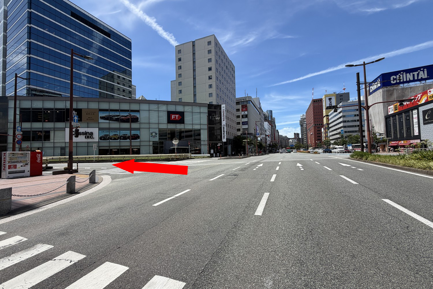 ソラリアターミナル駐車場｜料金（割引）・入口までの行き方を写真で徹底解説 行き方1