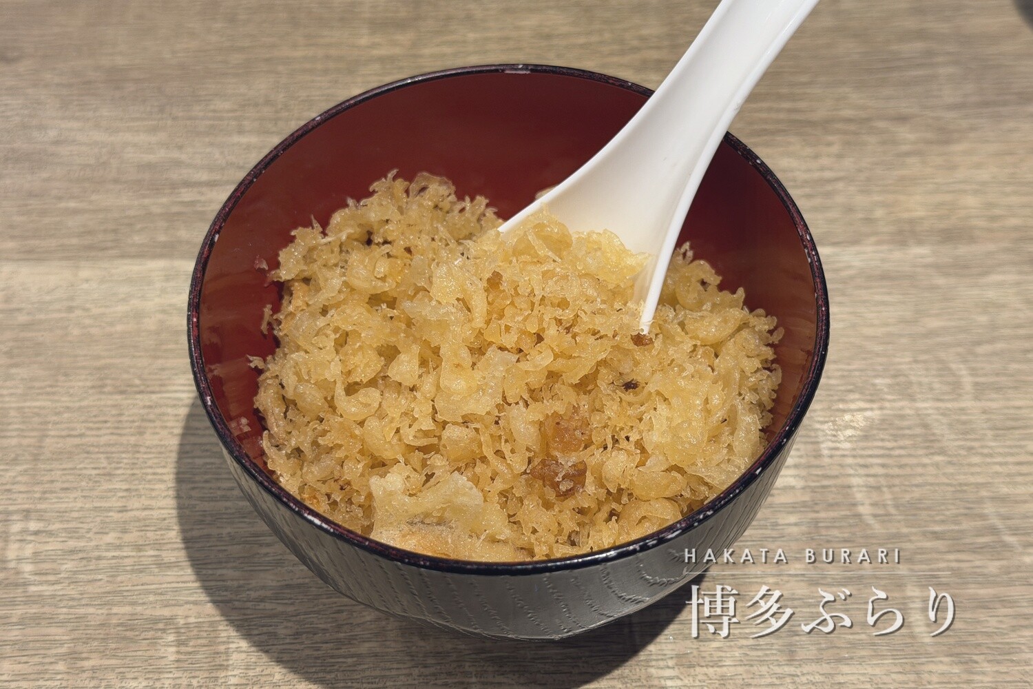 無料トッピングの天かす