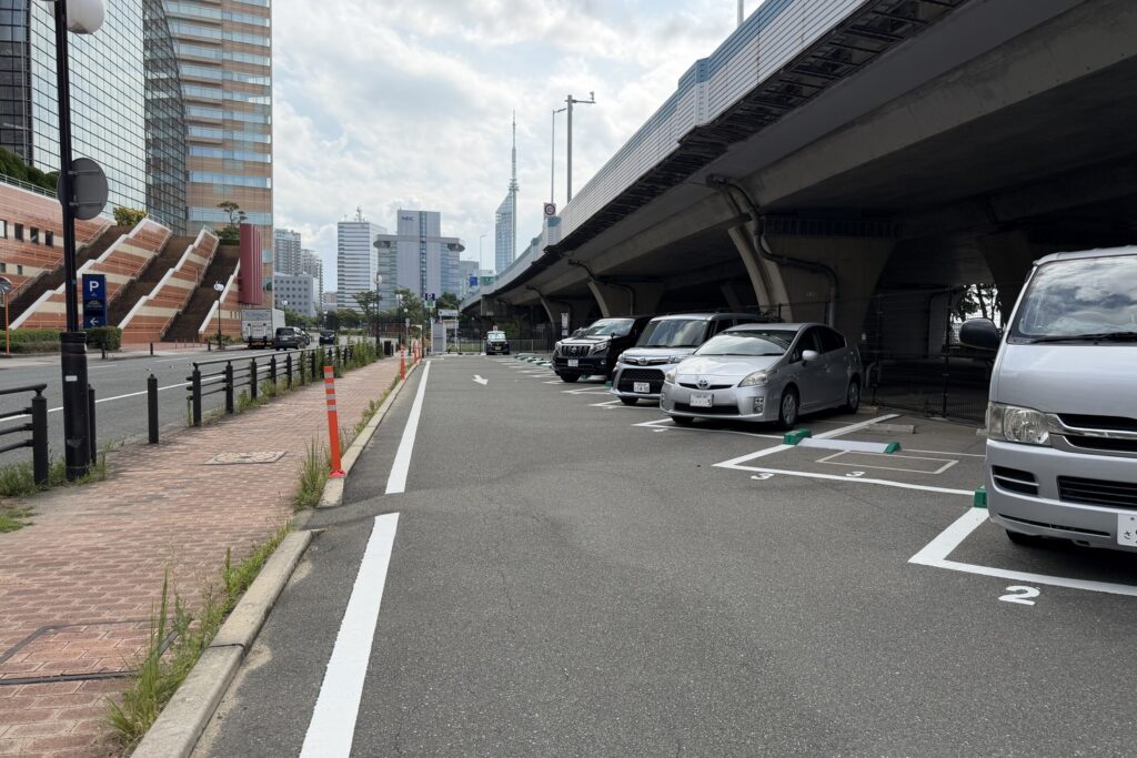 パーク地行浜24時間駐車場1 駐車区画の様子
