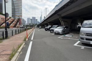 パーク地行浜24時間駐車場1 駐車区画の様子