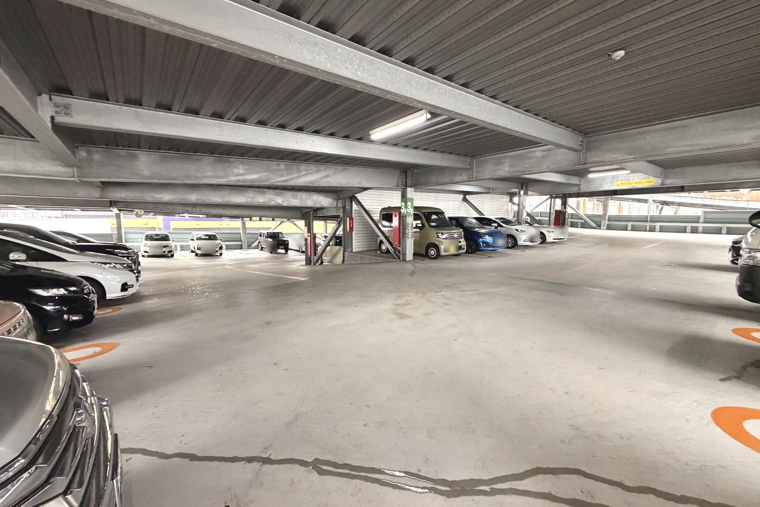 アキラパーキングの駐車エリア