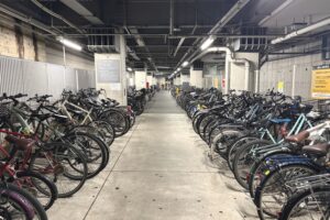 博多駅北駐輪場の駐輪スペース