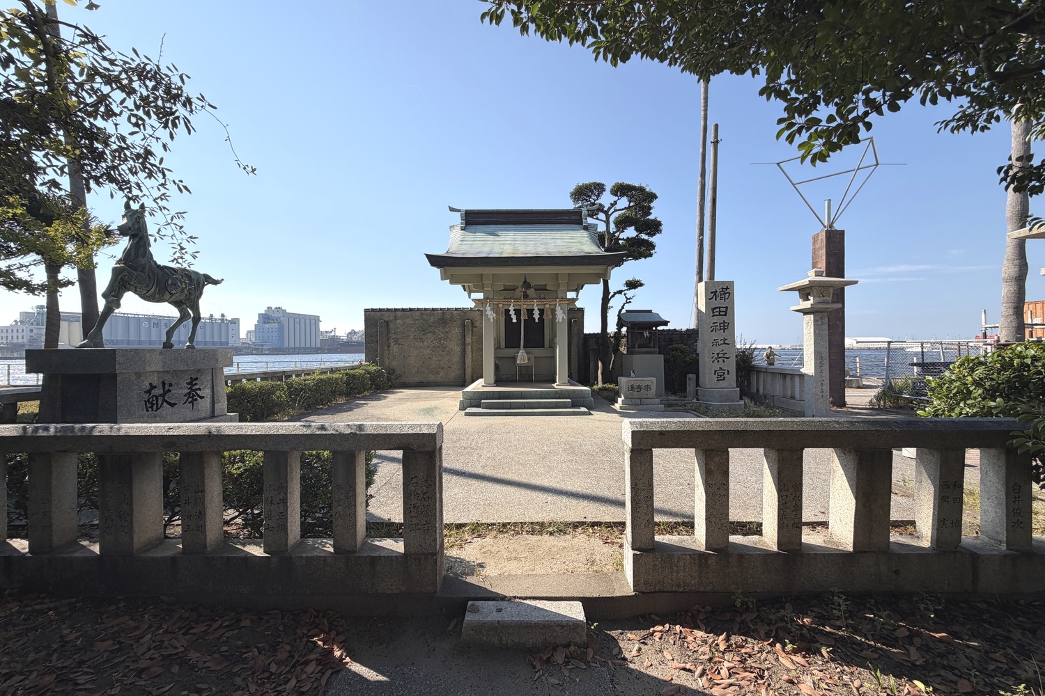 櫛田神社浜宮の全景