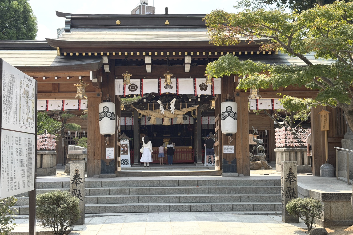 櫛田神社の本殿