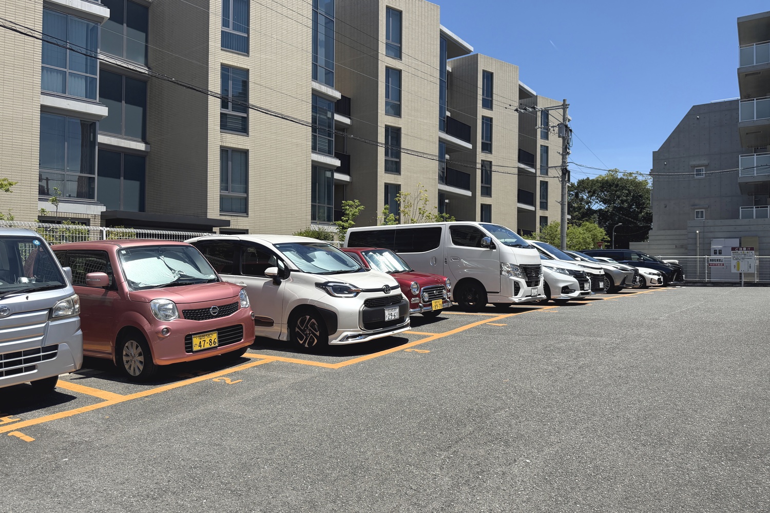 ライオンパーク大濠の駐車スペース