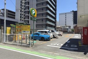 三井のリパーク大濠公園駅北の全景
