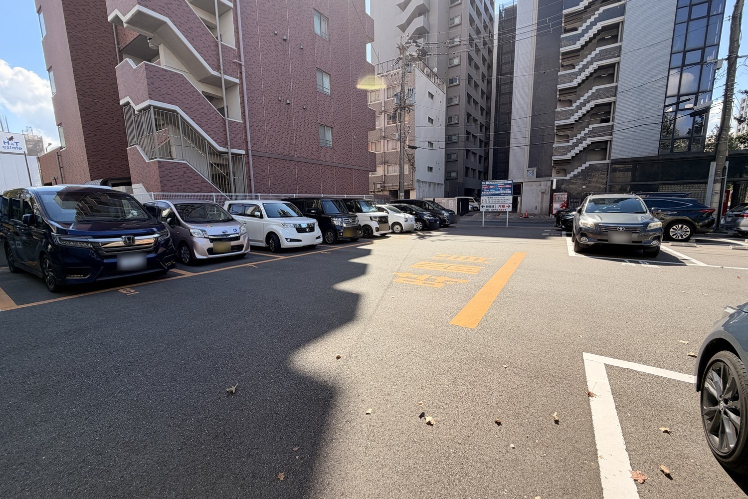いずみパーキング築港本町の時間貸しスペース